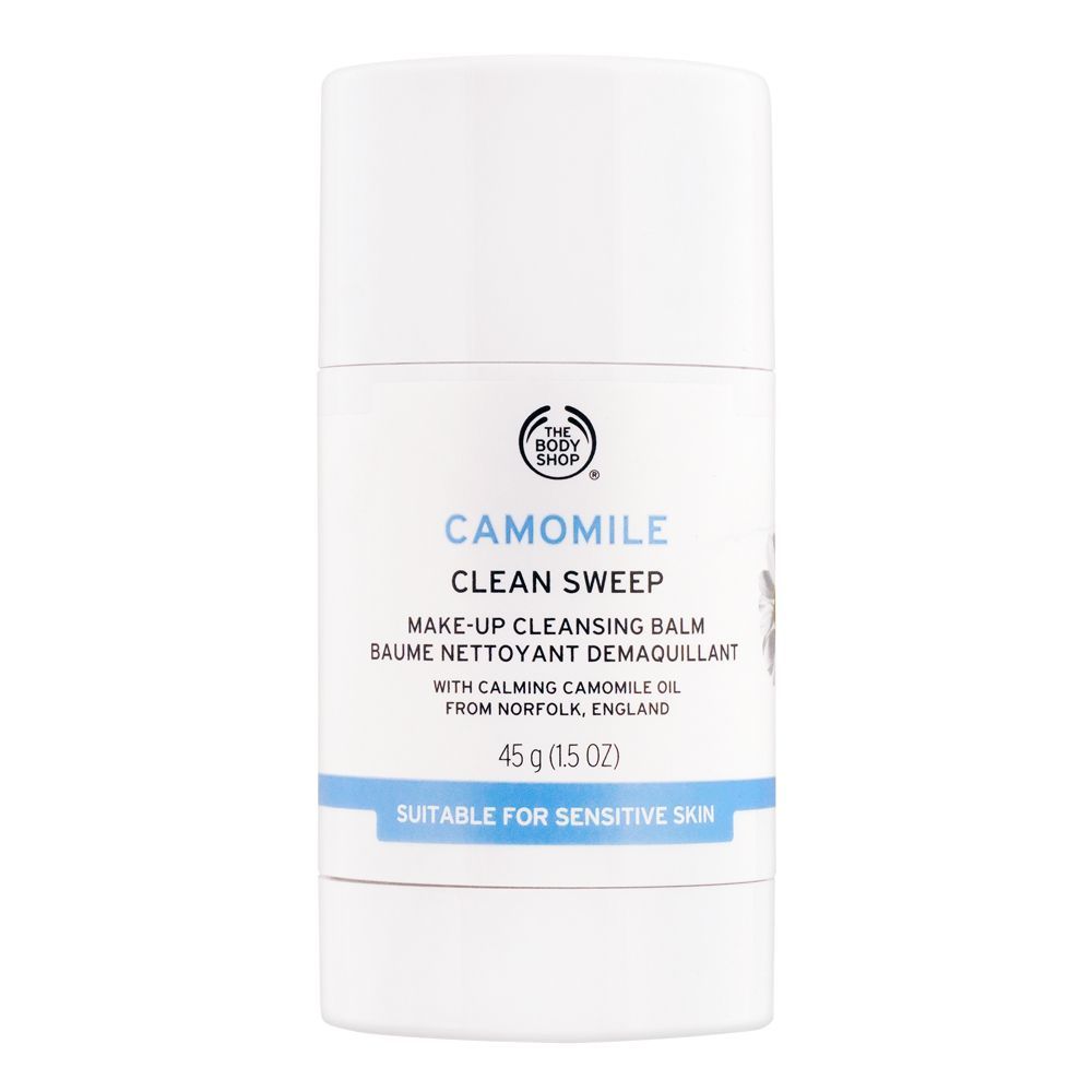 The Body Shop Camomile Clean Sweep Make-Up Cleansing Balm, 45g - Front View