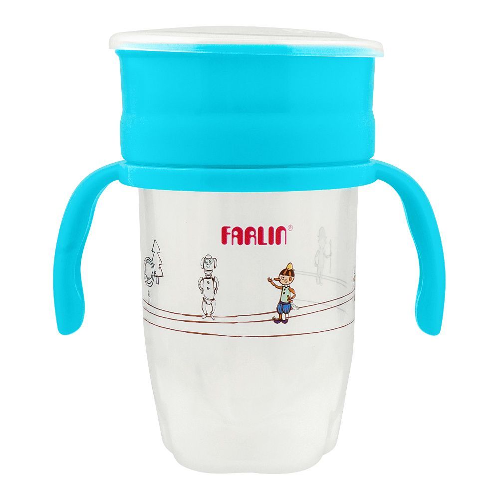 Farlin J'Aime Gulu Gulu Learner Cup, 12 Months+, 240ml, AG-10014 - Front View