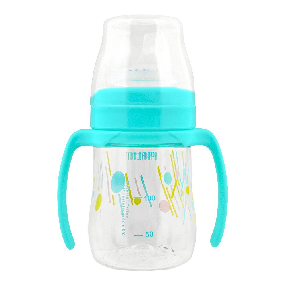 Farlin J'Aime Gulu Gulu Tritan Crystal Transparent Straw Top Drinking Cup, 150ml, AG-10028 - Front View