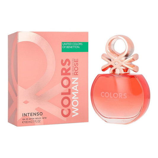 Benetton United Colors Rose Women Intenso Eau De Parfum, 80ml - Front View