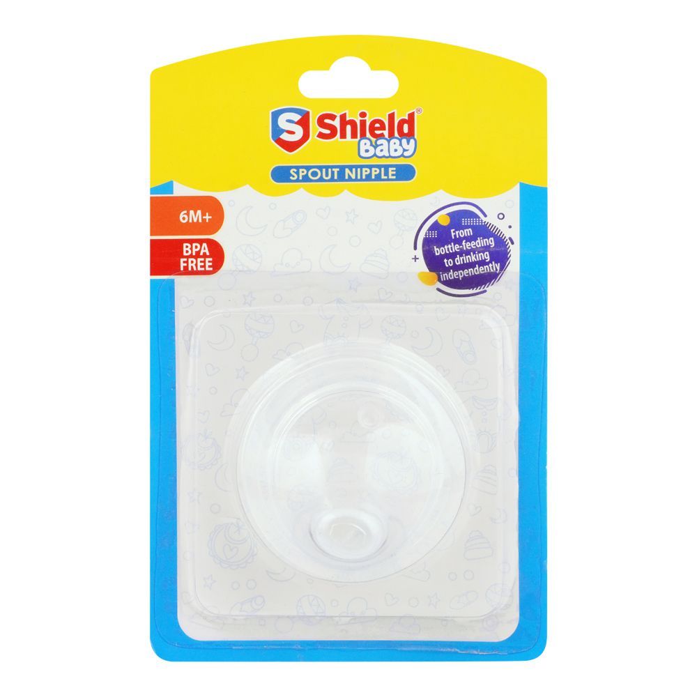 Shield Spout Nipple From Bottle Feeding To Drink Independently, 6 Months+ - Front View