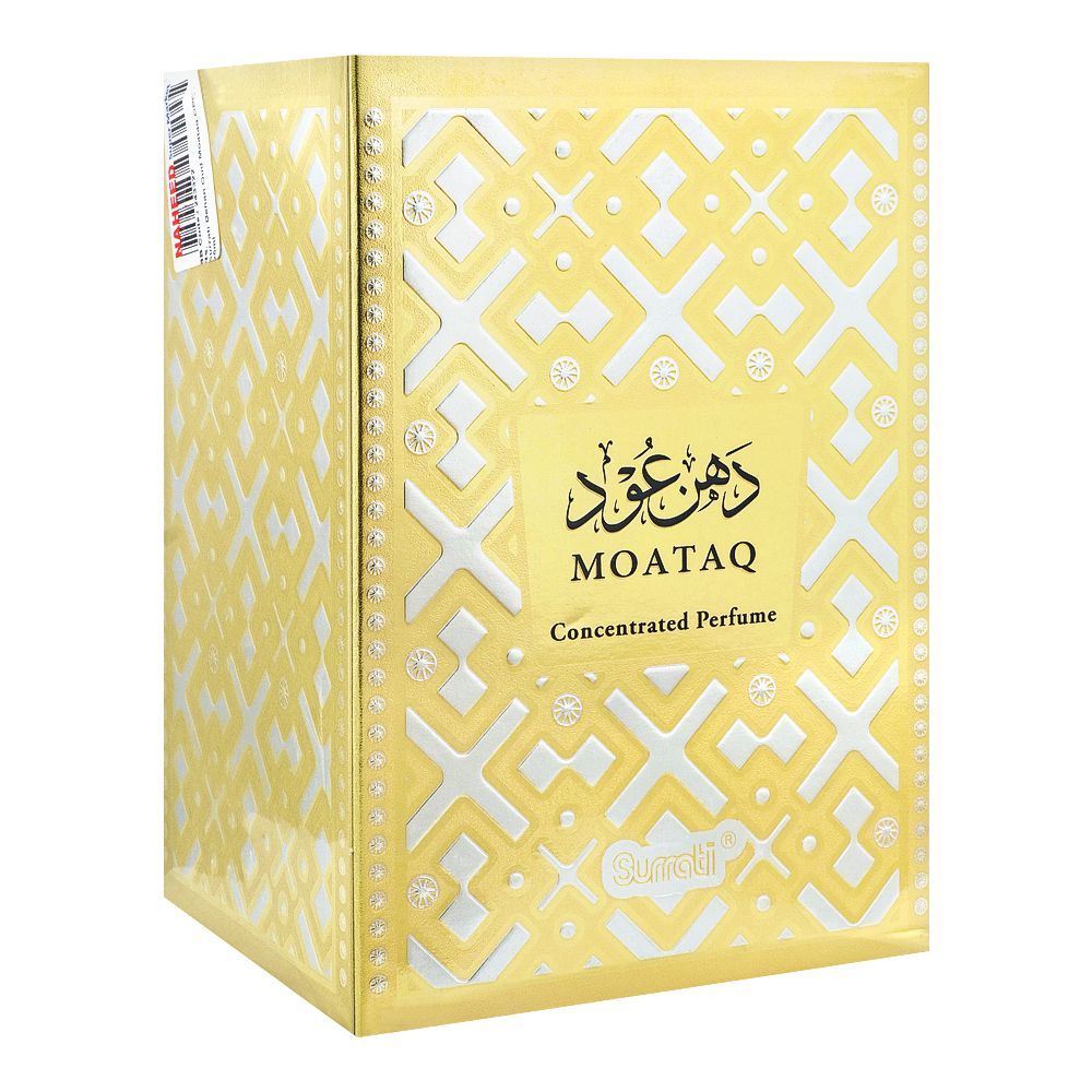 Surrati Dehan Oud Moataq, For Men & Women, 25ml - Front View