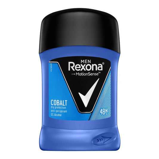 Rexona Men 48H Motion Sense Cobalt Anti-Perspirant Deodorant Stick, 40ml - Front View