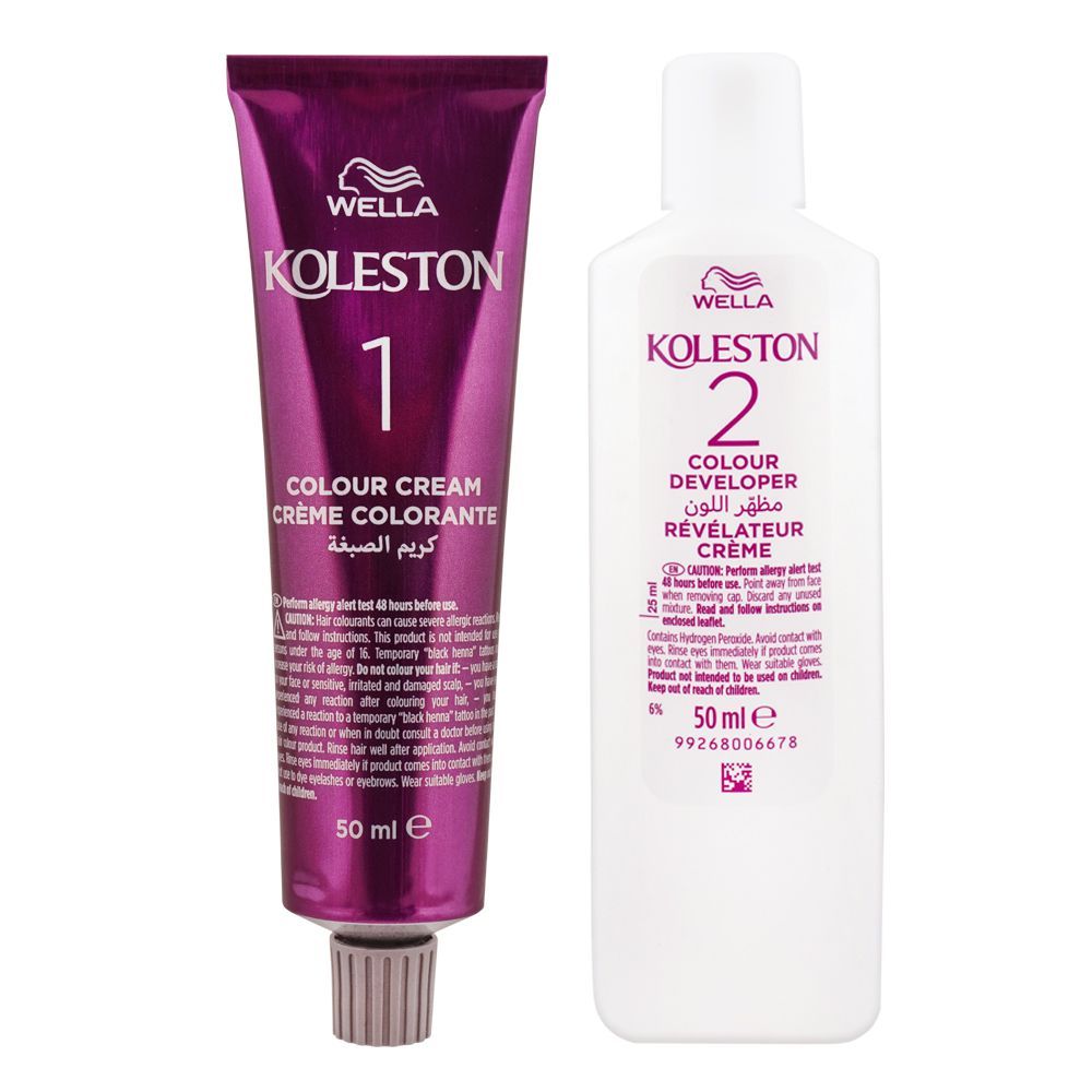 Wella Koleston Intense Hair Colour, 304/1, Medium Ash Brown -  Front View