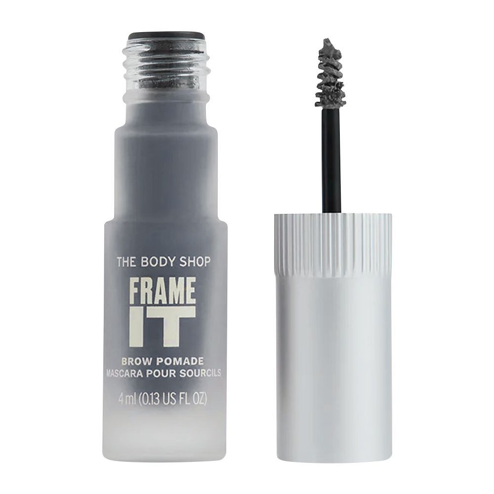 The Body Shop Frame It Brow Pomade, Vegan, 4ml, Black - Front View