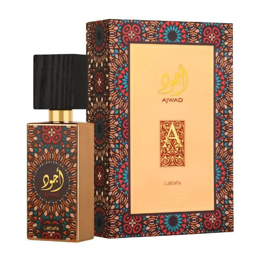 Lattafa Ajwad Eau De Parfum, For Women, 60ml - Front View