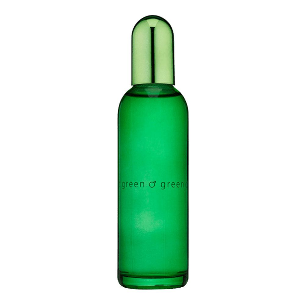 Milton Lloyd Color Me Green Homme Eau De Parfum, For Men, 90ml - Front View