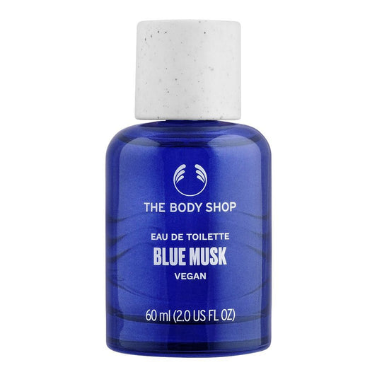 The Body Shop Blue Musk Vegan Eau De Toilette, For Men & Women, 60ml - Front View