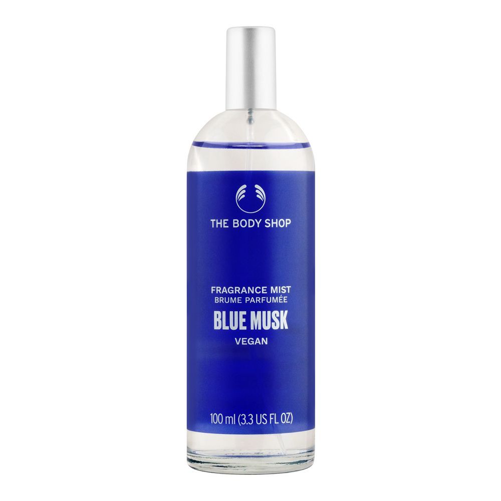 The Body Shop Blue Musk Vegan Fragrance Mist, 100ml - Front View