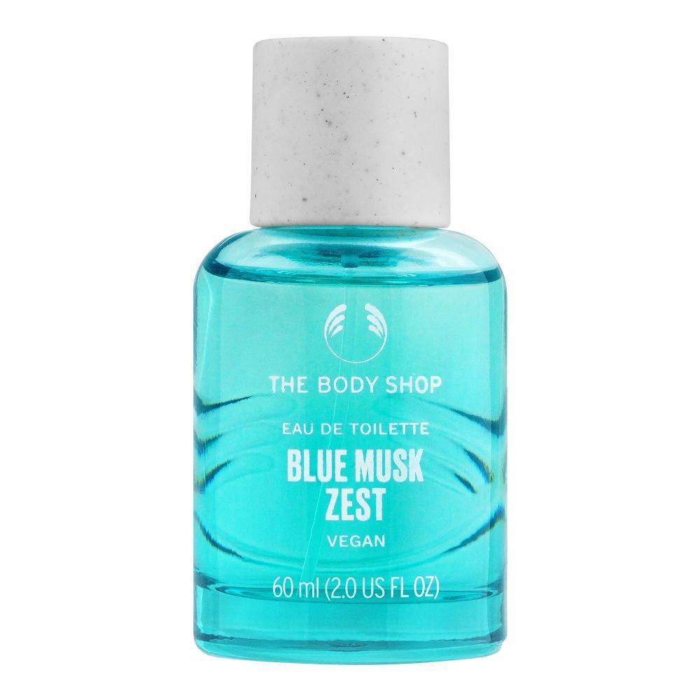 The Body Shop Blue Musk Zest Vegan Eau De Toilette, 60ml - Front View