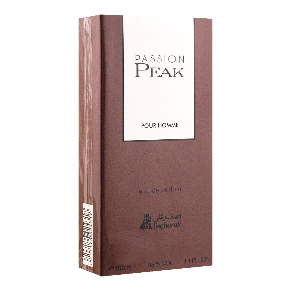 Asghar Ali Passion Peak Pour Homme Eau De Parfum, For Men, 100ml - Front View