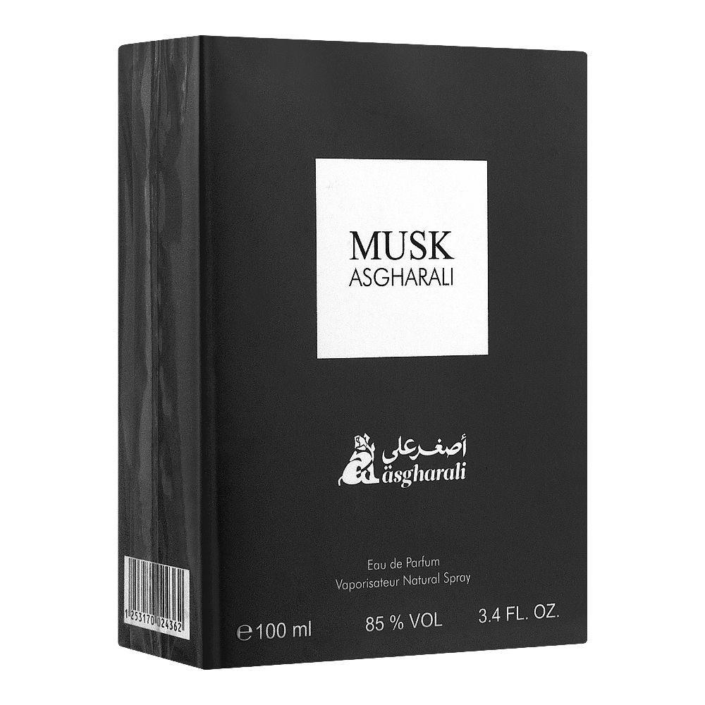 Asghar Ali Musk Asghar Ali Eau De Parfum, For Men & Women, 100ml - Front View