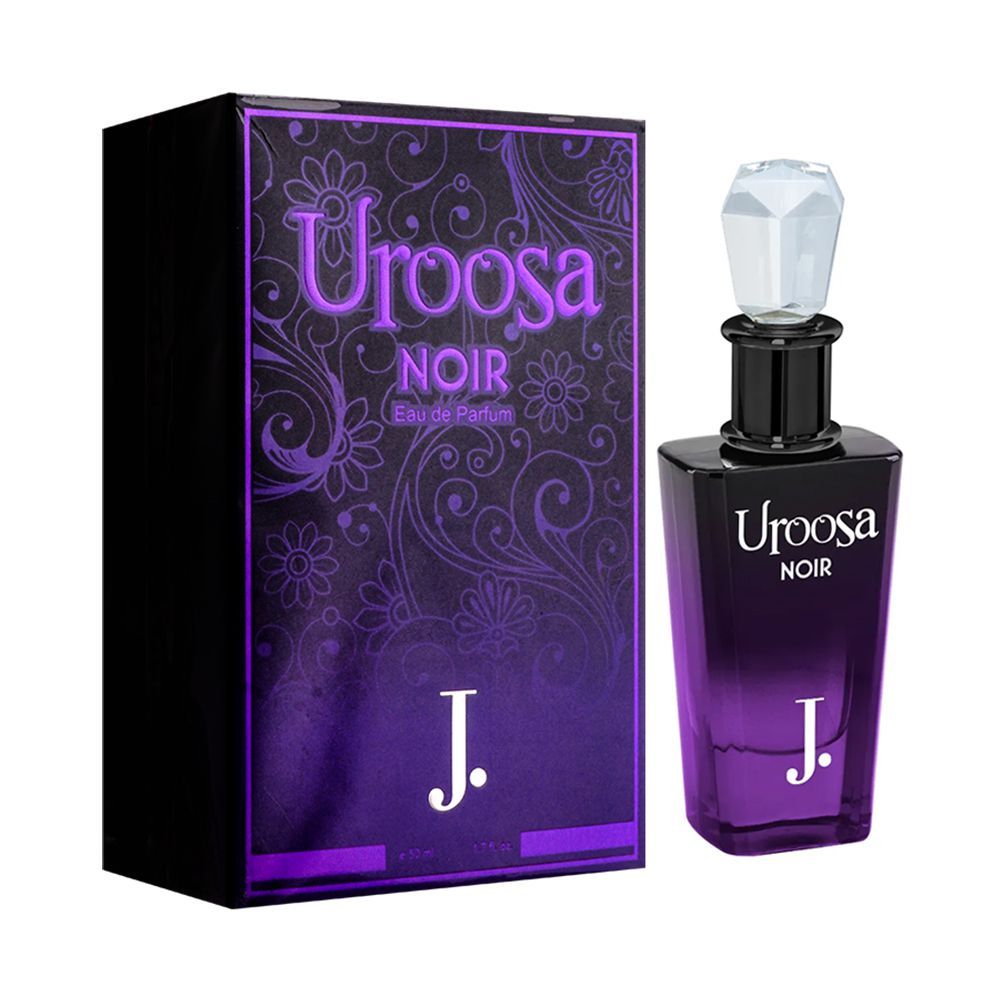 Junaid Jamshed J. Uroosa Noir Eau De Parfum, For Women, 50ml - Front View