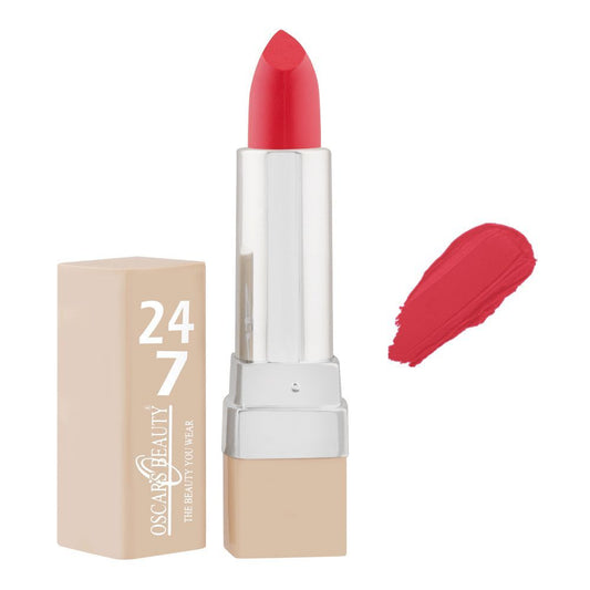 Oscar's Beauty 247 Matte Lipstick, 420 - Front View