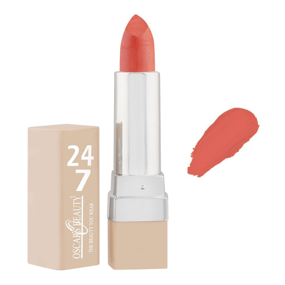 Oscar's Beauty 247 Matte Lipstick, 447 - Front View