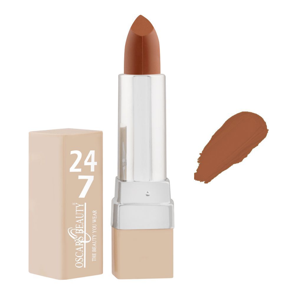 Oscar's Beauty 247 Matte Lipstick, 448 - Front View