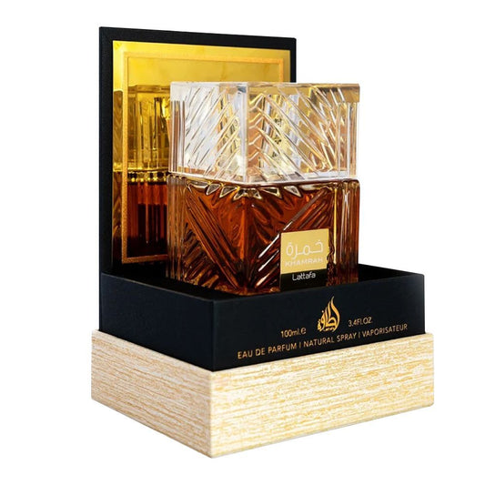 Lattafa Khamrah Eau De Parfum, For Men & Women, 100ml - Front View