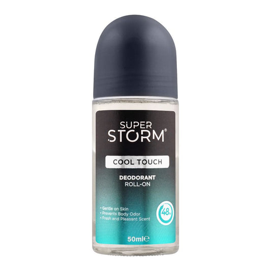 Super Storm Cool Touch 48H, Deodorant Roll-On, 50ml - Front View