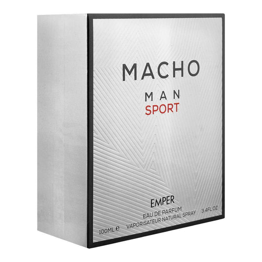 Macho's Man Sport Emper Eau De Parfum, For Men, 100ml - Front View