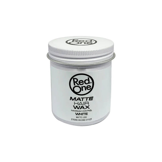 Red One White Matte Hair Wax, With Maximum Control, 100ml - Front View