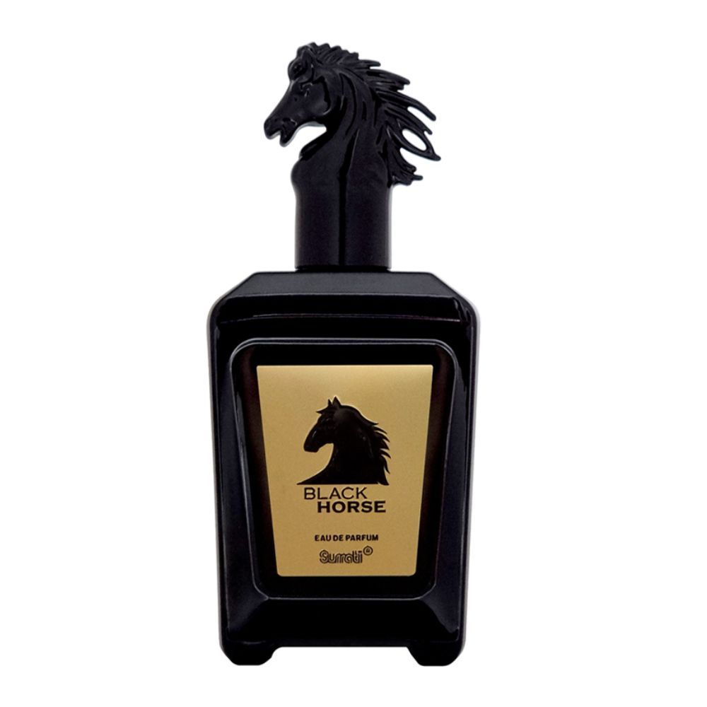 Surrati Black Horse Eau De Parfum, For Men, 100ml - Front View