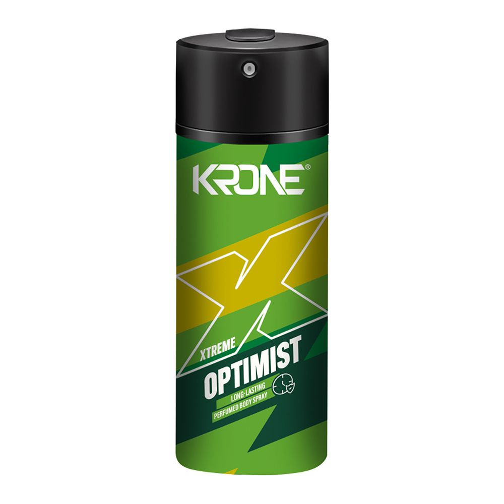 Krone Xtreme Optimist Body Spray, For Men, 150ml - Front View