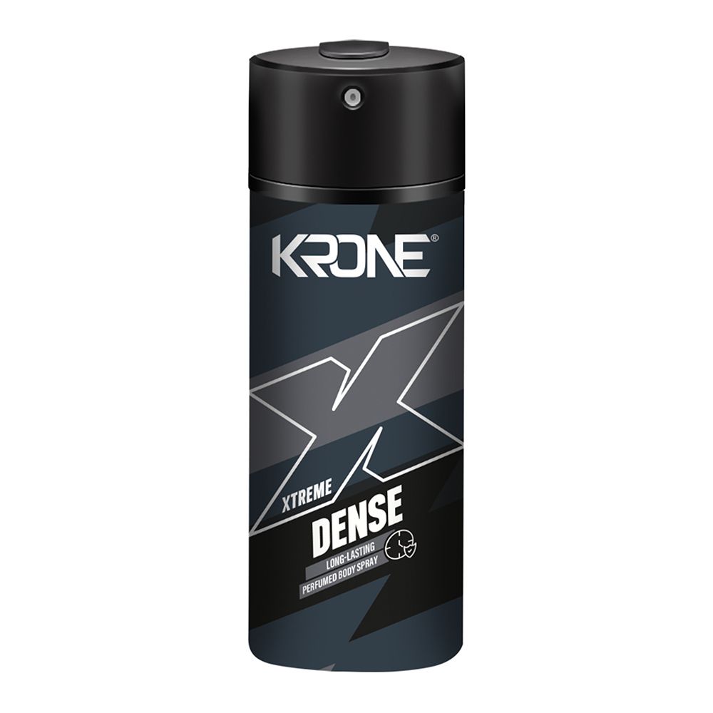 Krone Xtreme Dense Body Spray, For Men, 150ml - Front View