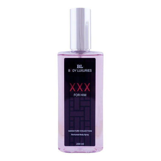 Body Luxuries XXX For Him Perfumed Body Spray, 200ml - Front View