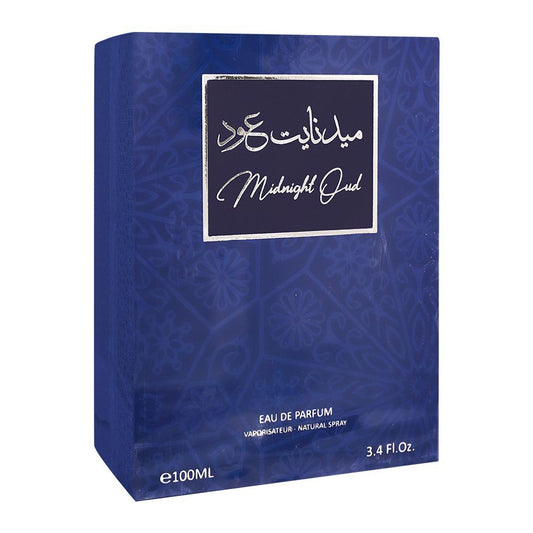 Al-Qamar Midnight Oud Eau De Parfum, For Men & Women, 100ml - Front View