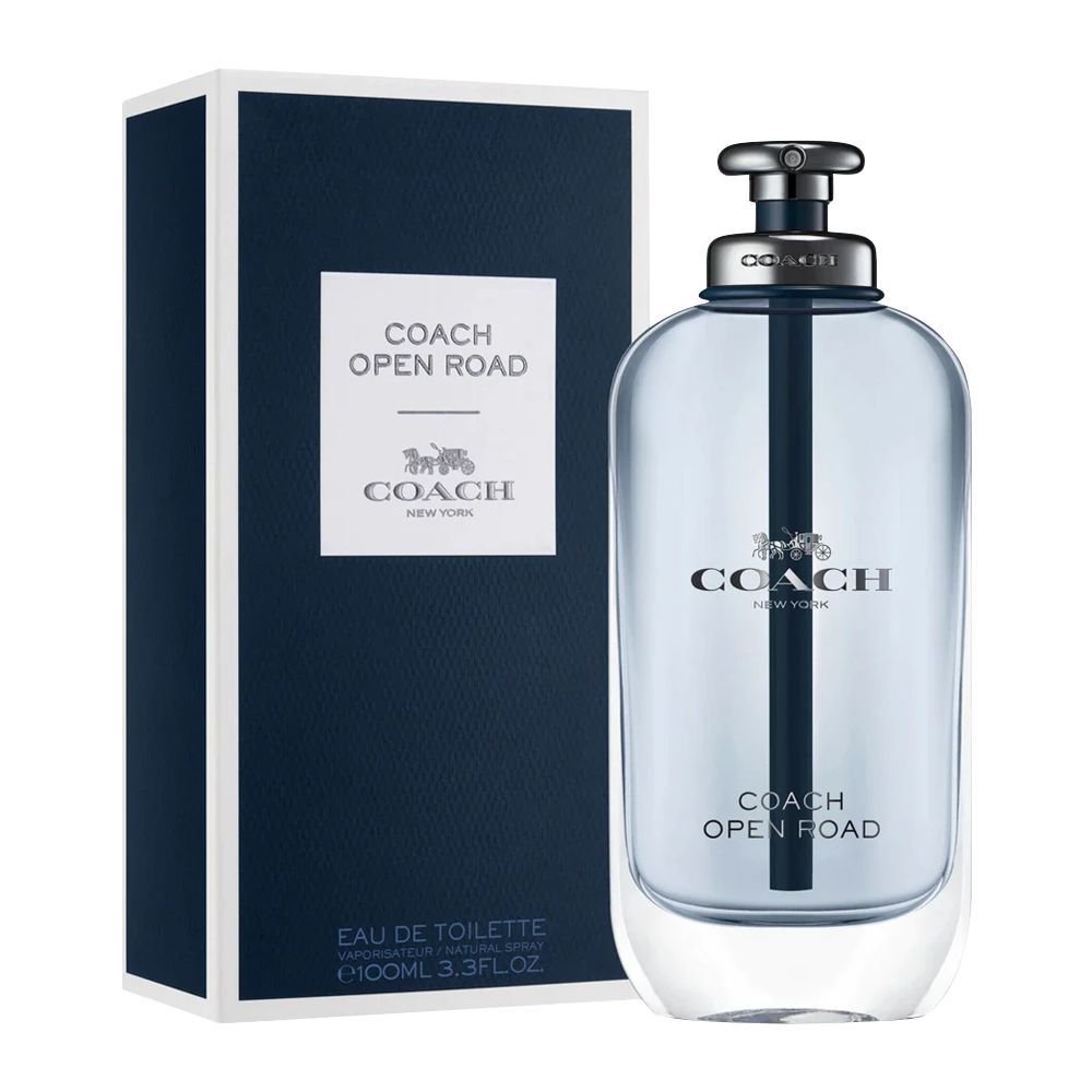 Coach Open Road Eau De Toilette, For Men, 100ml - Front View