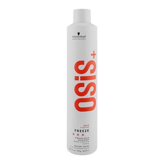 Schwarzkopf Osis+ Freeze Hold Fixation Strong Hold Hair Spray, 500ml - Front View