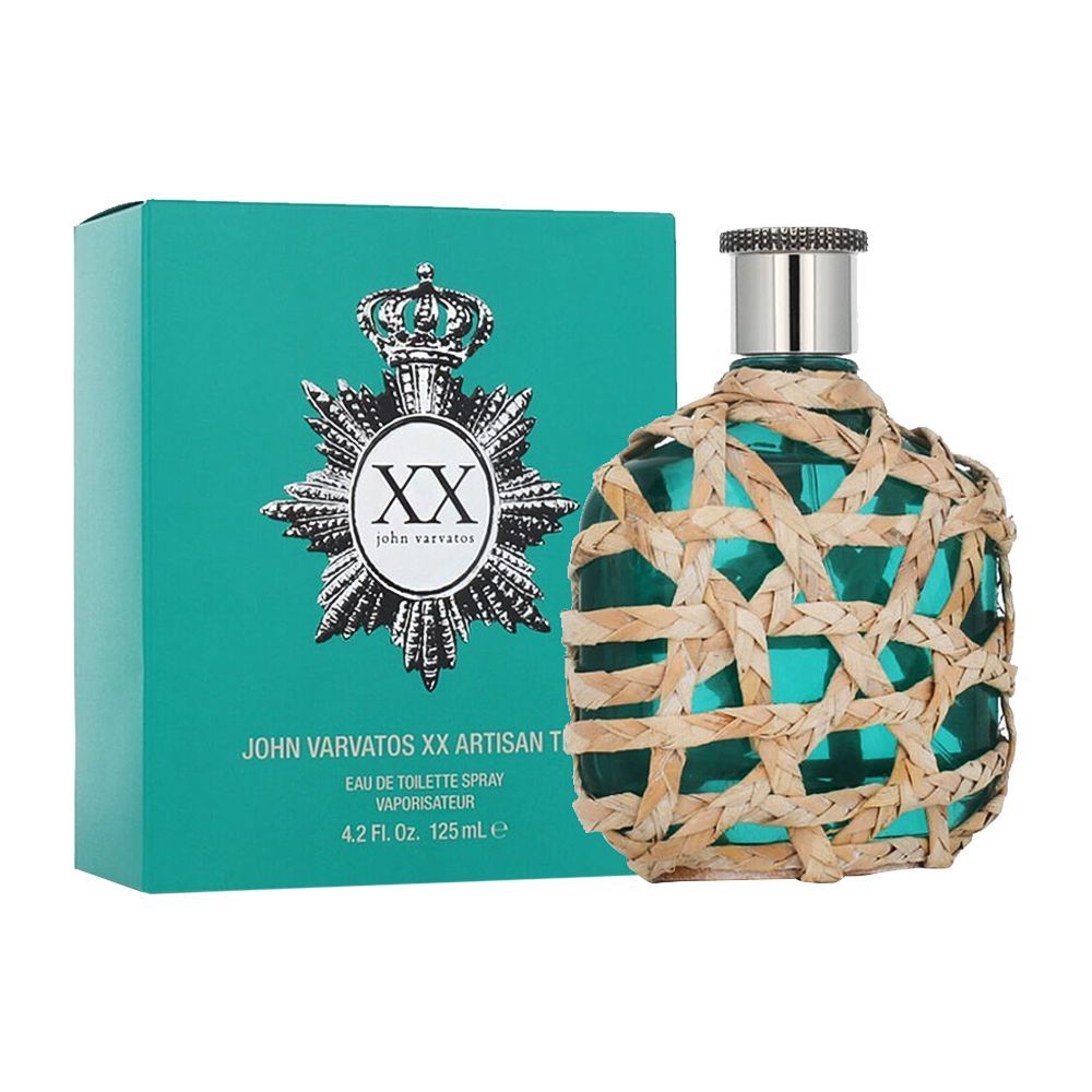 John Varvatos XX Artisan Teal Eau De Toilette, For Men, 125ml - Front View