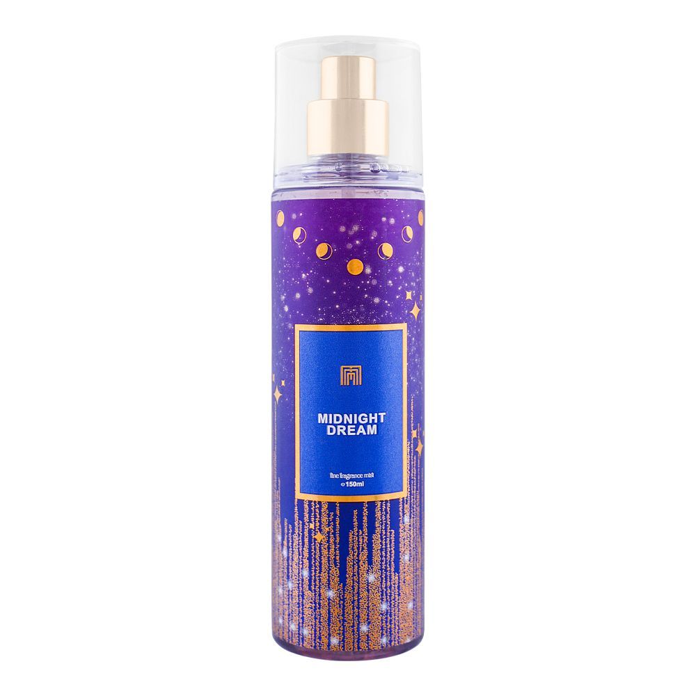 Masarrat Misbah Midnight Dream Fine Fragrance Mist, 150ml - Front View