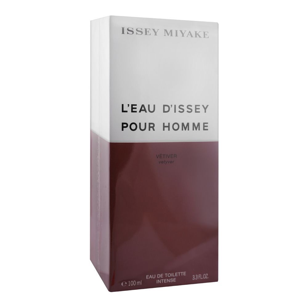 Issey Miyake L'Eau D'Issey Pour Homme Vetiver Intense Eau De Toilette, For Men, 100ml - Front View