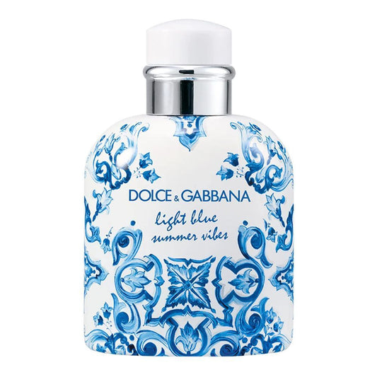 Dolce & Gabbana Light Blue Summer Vibes Pour Homme Eau De Toilette, For Men, 125ml - Front View