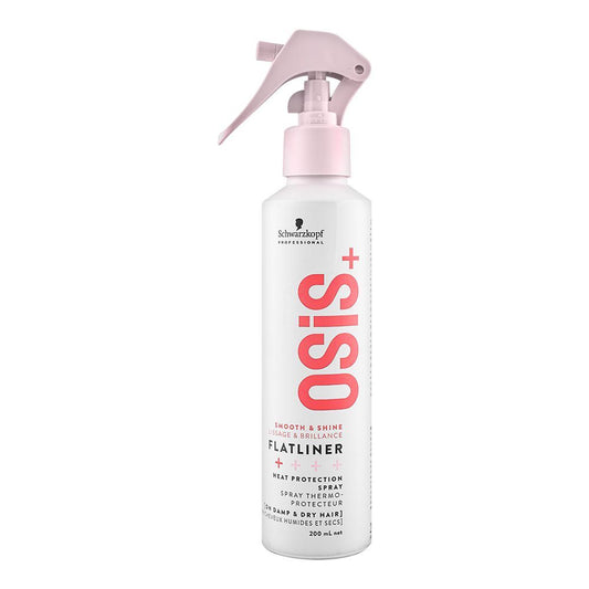 Schwarzkopf Osis+ Smooth & Shine Flatliner Heat Protecting Spray, 200ml - Front View