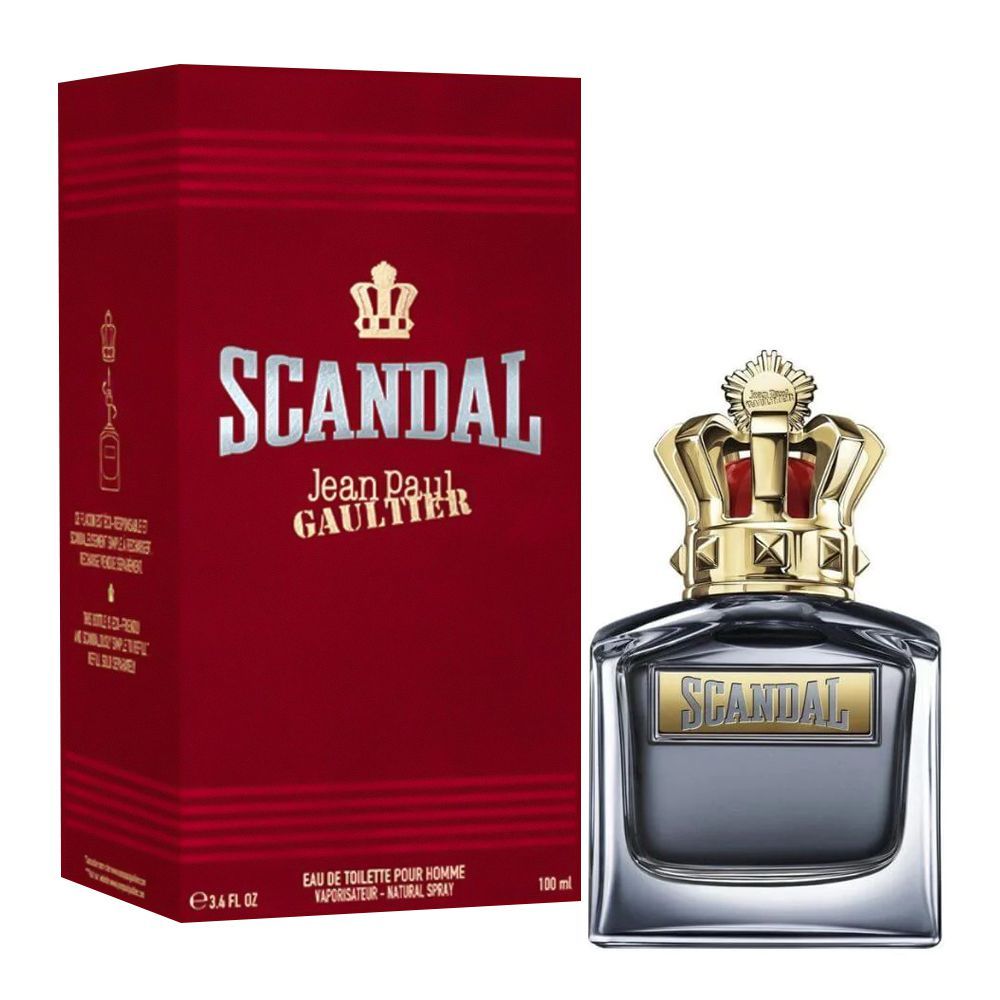 Jean Paul Gaultier Scandal Pour Homme Eau De Toilette, For Men, 100ml - Front View