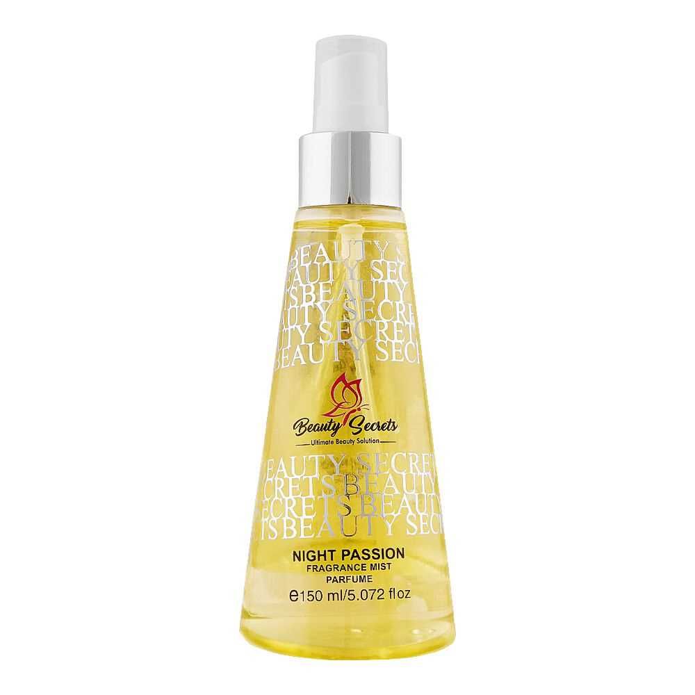 Beauty Secrets Night Passion Fragrance Mist, 150ml - Front View