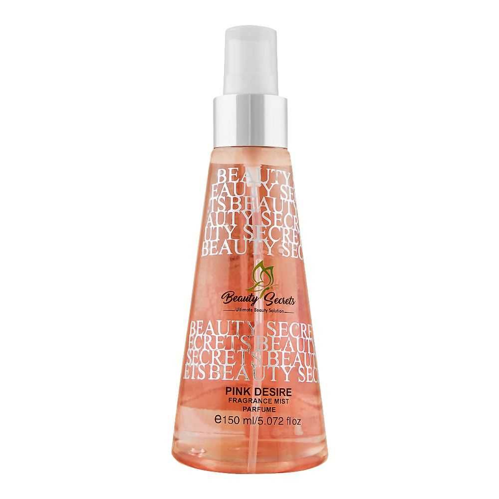 Beauty Secrets Pink Desire Fragrance Mist, 150ml - Front View