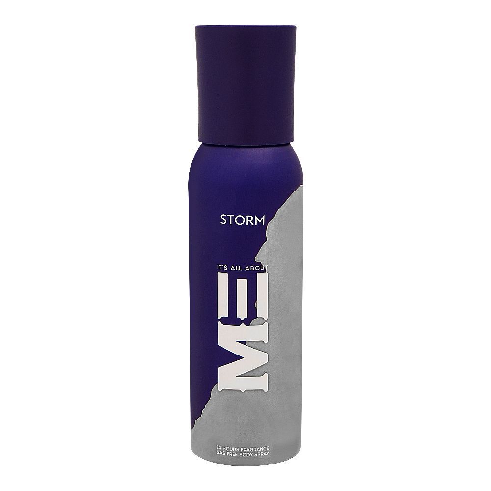 Me Storm Gas Free Spray, For Men, 120ml - Front View