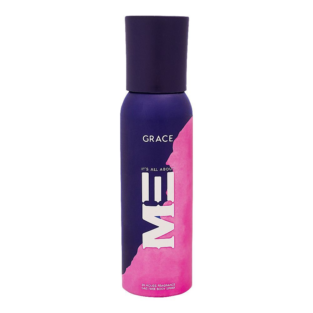 Me Grace Gas Free Spray, For Men, 120ml - Front View