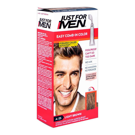 Just For Men Easy Comb-In Color, A-25 Light Brown -  Front View