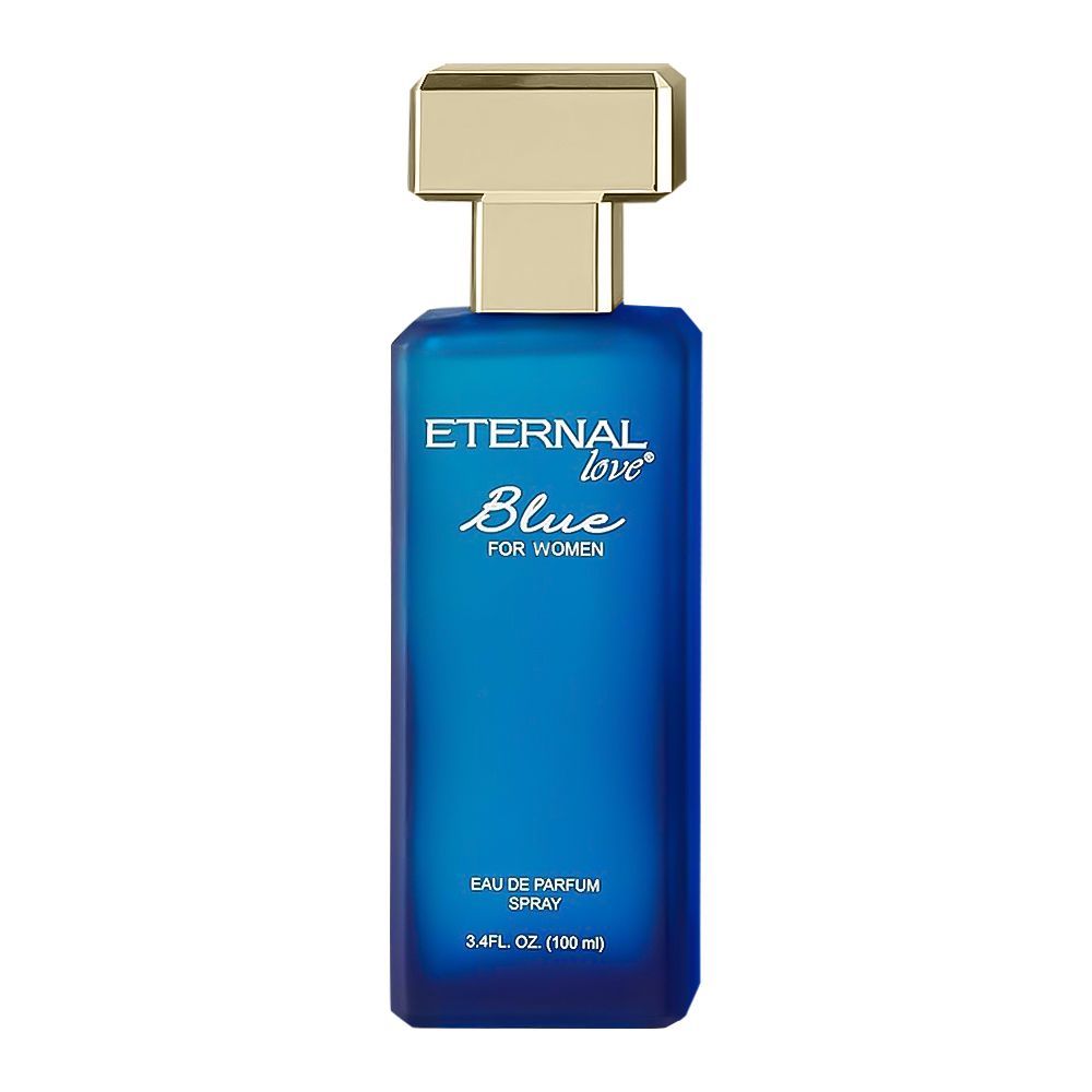 Eternal Love Blue Eau De Parfum, For Women, 100ml - Front View