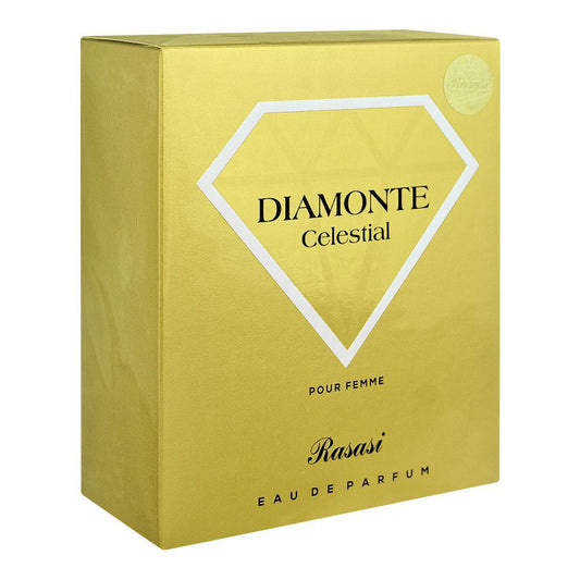 Rasasi Diamonte Celestial Pour Femme Eau De Parfum, For Women, 100ml - Front View