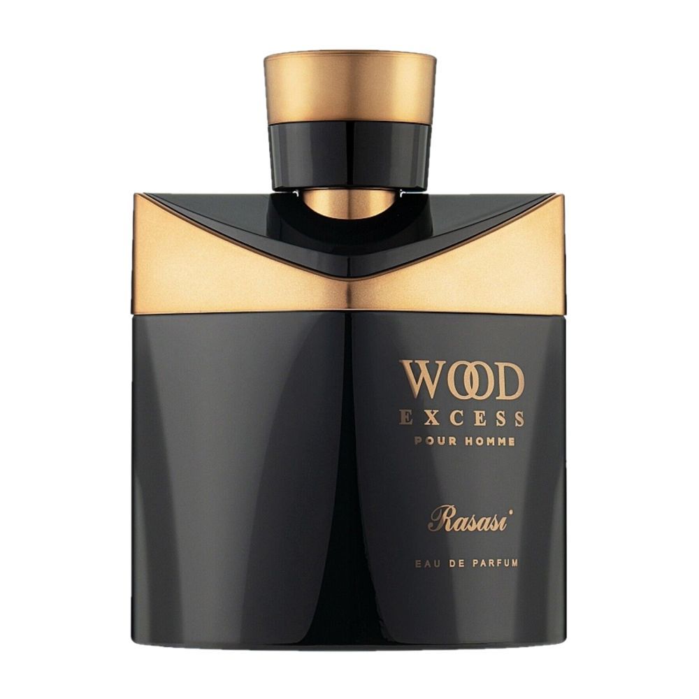 Rasasi Wood Excess Pour Homme Eau De Parfum, For Men, 100ml - Front View