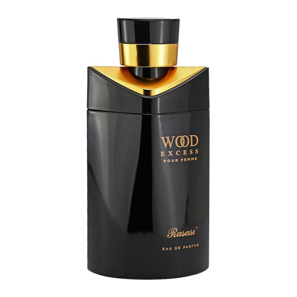 Rasasi Wood Excess Pour Femme Eau De Parfum, For Women, 100ml - Front View