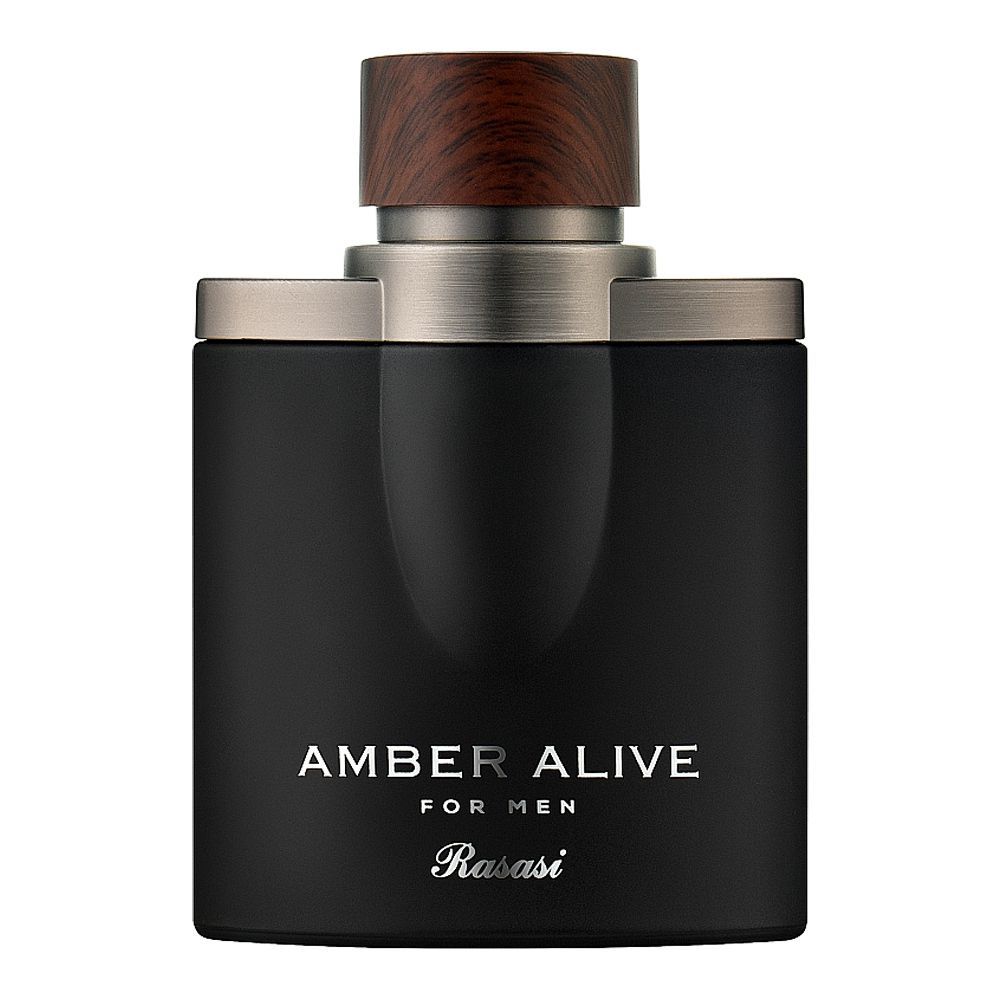 Rasasi Amber Alive Eau De Parfum, For Men, 100ml - Front View