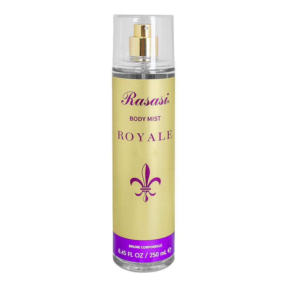 Rasasi Royale Body Mist, For Women, 250ml - Front View