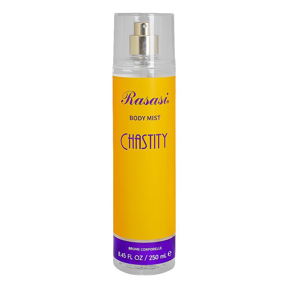 Rasasi Chastity Body Mist, For Women, 250ml - Front View