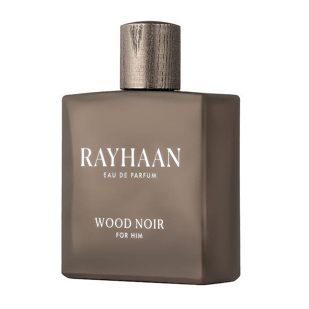 Rayhaan Woody Noir Eau De Parfum, For Men, 100ml - Front View